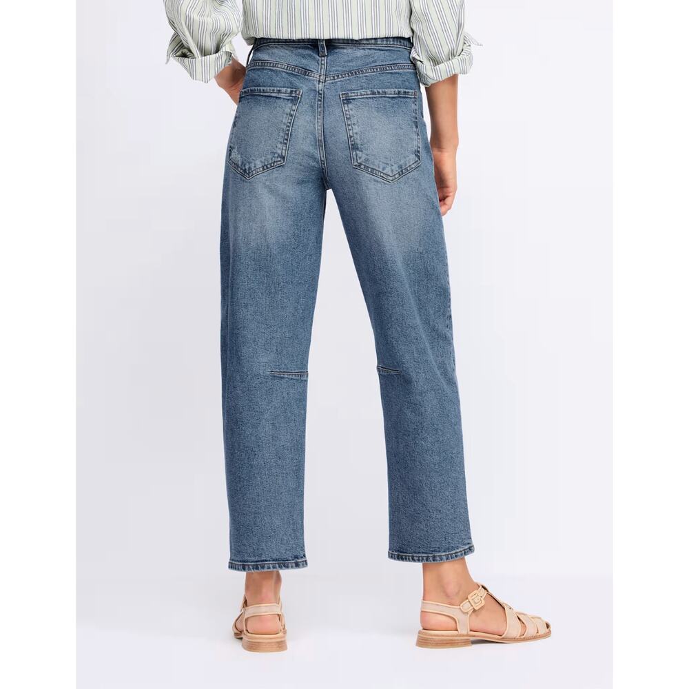 KUT FROM THE KLOTH Ashley High Rise Slouchy Barrel Straight Leg Jean // 6 Petite - Picture 3 of 12